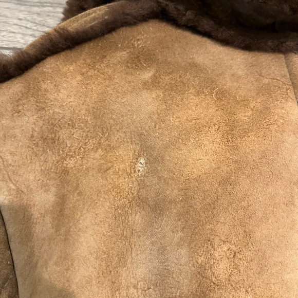 Wilson Suede & Leather Sheepskin and Wool Coat - Picture 5 of 5